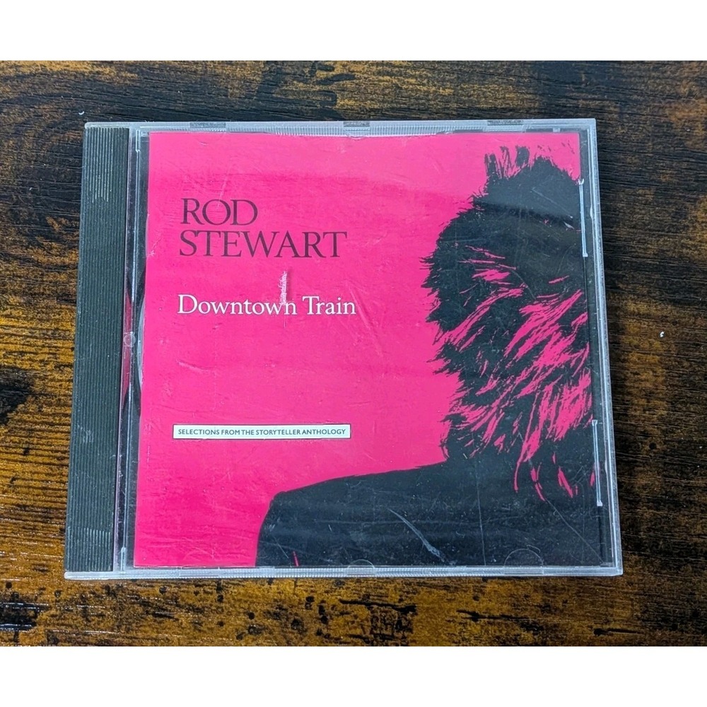 Rod Stewart Downtown Train Selections From The‎ Story Teller Anthology CD 1989